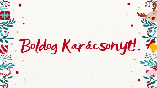 Boldog karácsonyi ünnepeket kívánunk!
