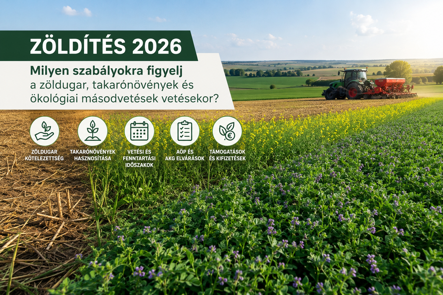 AKG, zöldítés, talajtakarás - egyszerűen, érthetően mit jelent