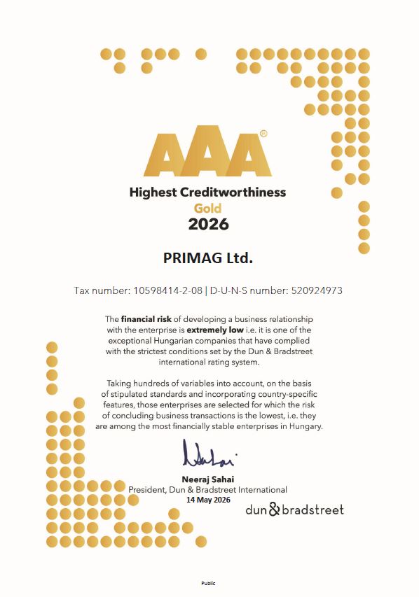 Dun & Bradstreet AAA Certificate 2026