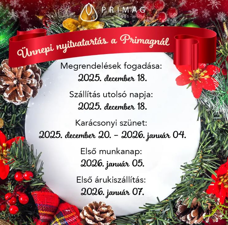Ünnepi leállás a Primagnál. 