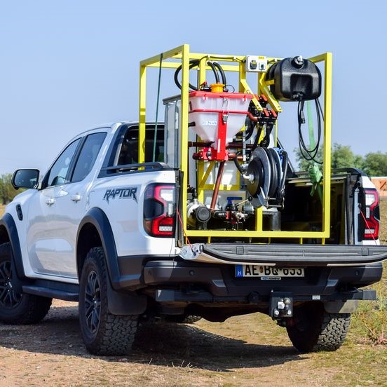 DroneFiller Dróntöltő állomás 2x300 l IBC-vel