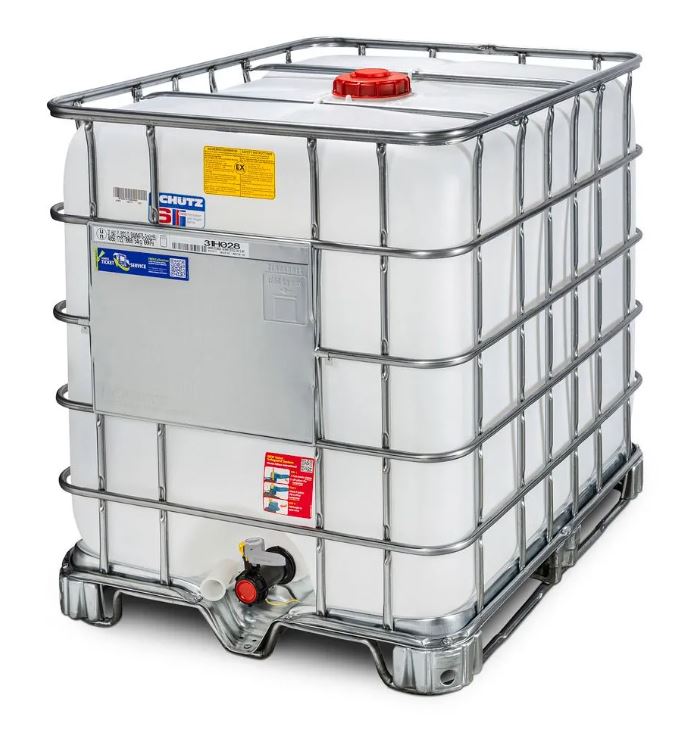 IBC 1000 UN 150 mm acél talp fém