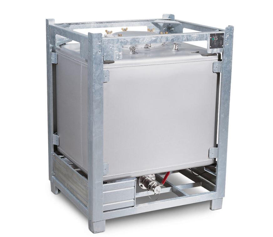 IBC 1000 acél UN 400 mm fém