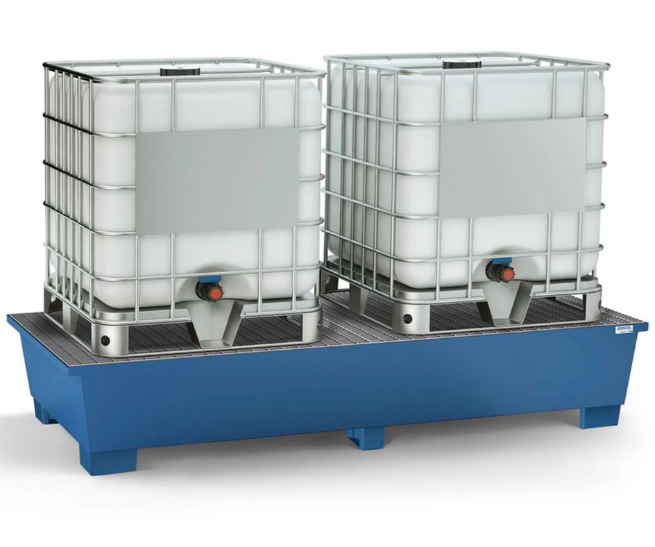 Kármentőtálca acél 2-s 1000 liter