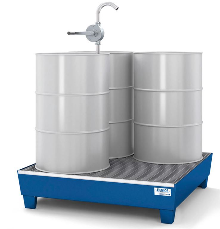 Kármentőtálca acél 4-s 220 liter