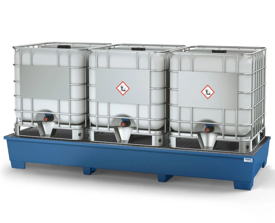 Kármentőtálca acél 3-s 1000 liter